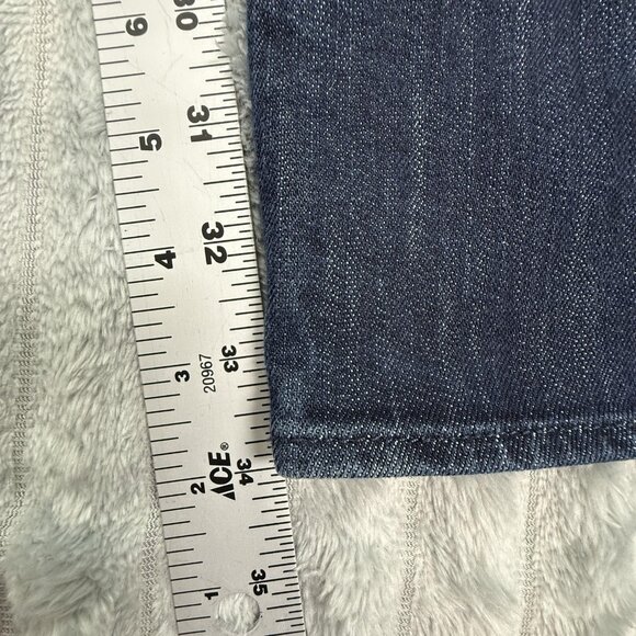 Rock & Republic Stella Jeans Womens 26 Low Rise Bootcut Blue Dark Wash 28x34 - Picture 8 of 10